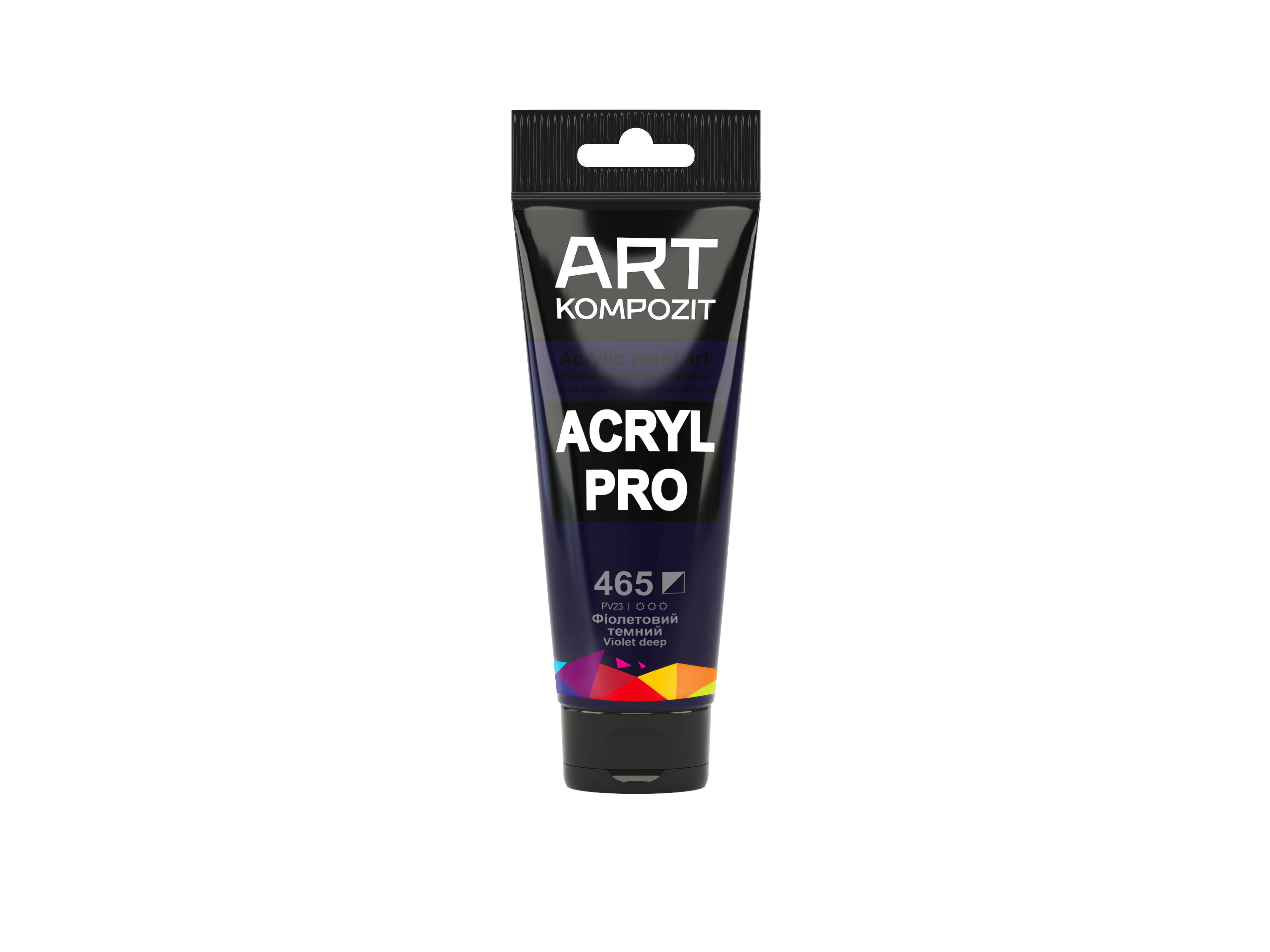Краска художественная ART Kompozit Acryl PRO 465 Туба 0,75 мл Фиолетовый темный