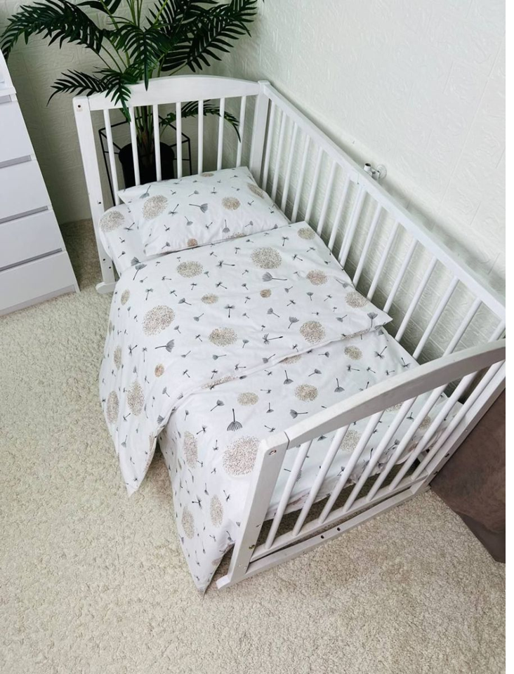 Комплект постельного белья в детскую кроватку 3в1 120x60 см (110)