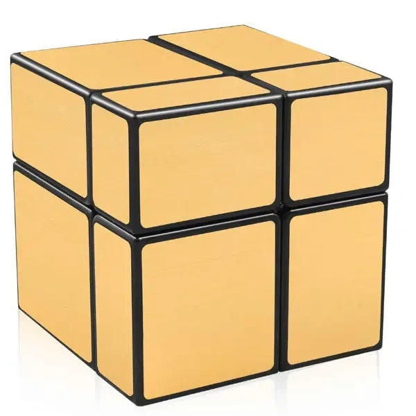 Кубик рубіка дзеркальний 2х2 YJ Mirror Cube Black/Golden