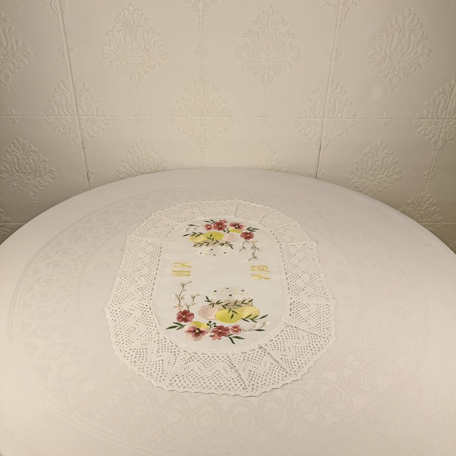 Салфетка пасхальная овальная YM50348 40x65 см (CN37815)