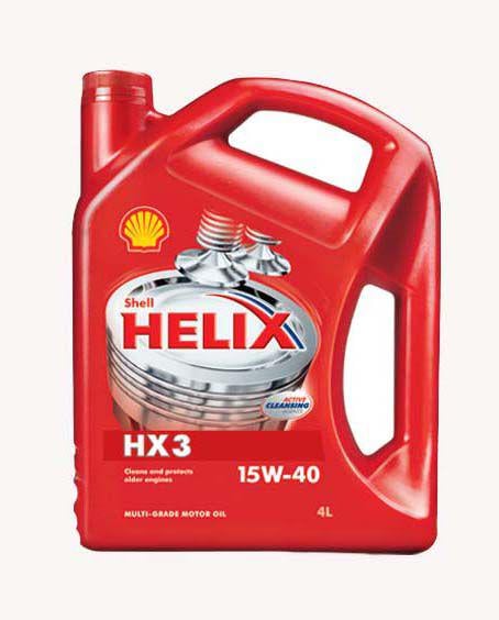 Моторна олива Shell Helix HX3 15W-40 4 л