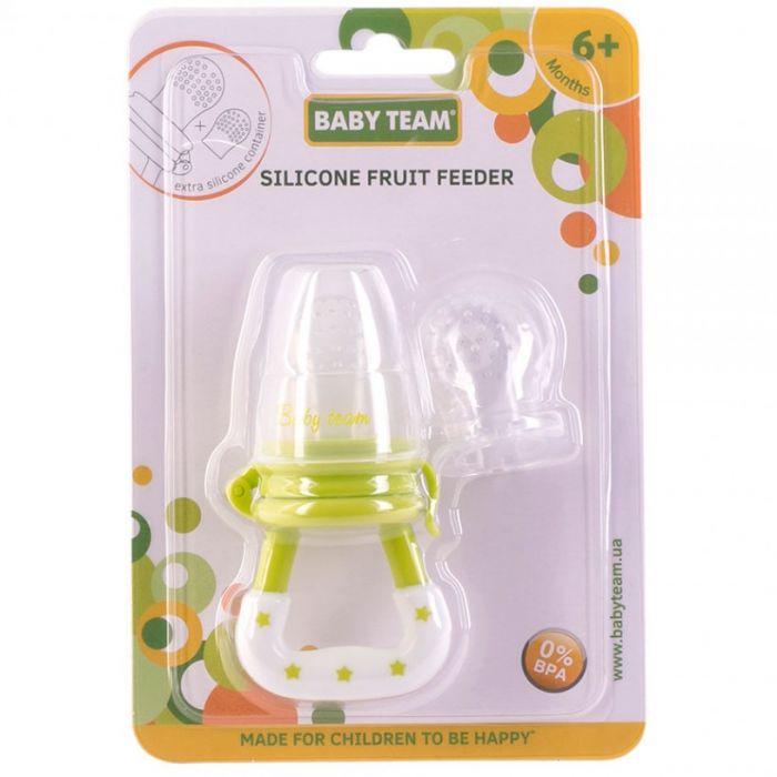 Контейнер для прикорма Baby Team 6202 силиконовый (4824428062022)