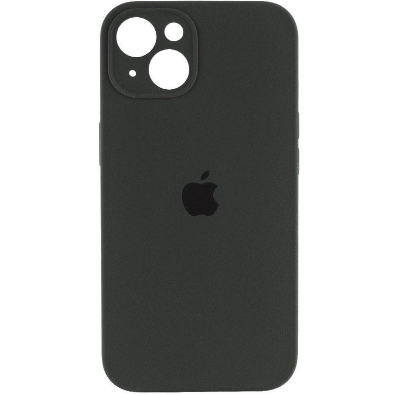 Силіконовый Чохол Накладка Закрита Камера Silicone Case Full Camera Для iPhone 13 Space Gray