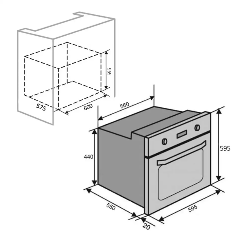 Духова шафа BRISTOL 6 MT BK - фото 4 Духова шафа BRISTOL 6 MT BK - фото 4