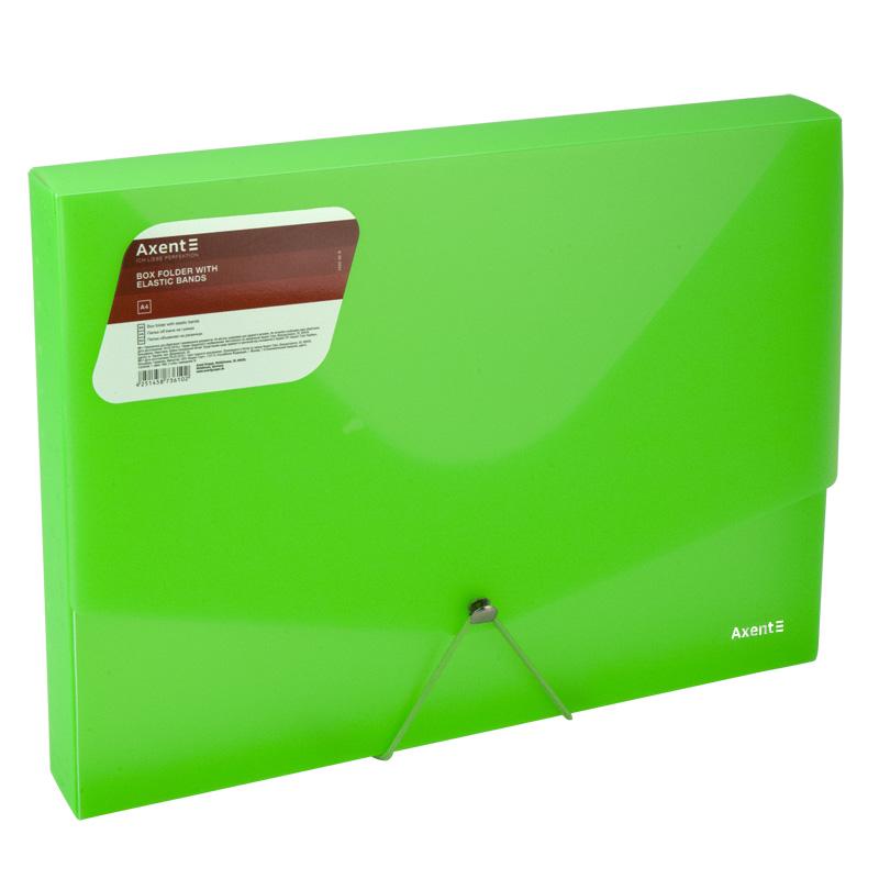 Папка Axent на резинках А4 полипропилен Зеленый (1502-26-a)