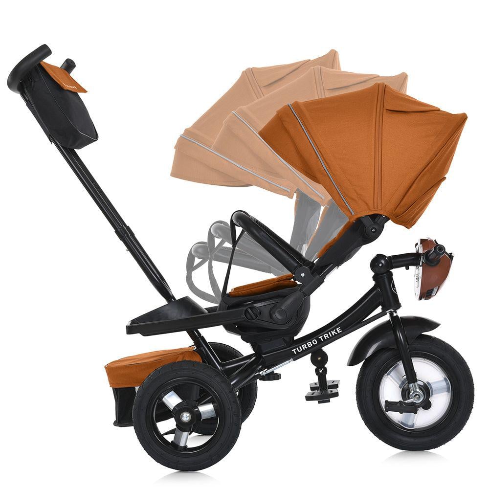 Дитячий велосипед триколісний Turbo Trike MT 1007 гумові колеса Помаранчевий (723286209) - фото 3 Дитячий велосипед триколісний Turbo Trike MT 1007 гумові колеса Помаранчевий (723286209) - фото 3