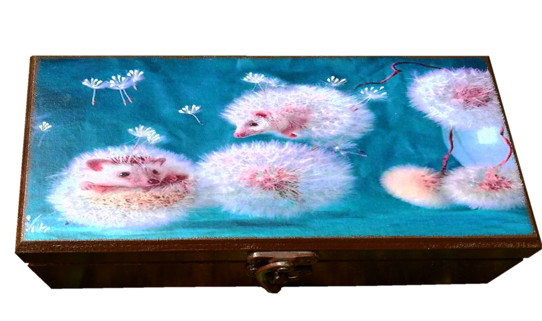 Шкатулка купюрница 20х10х5 см Принт