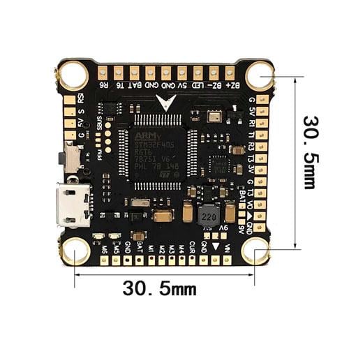 Контроллер Ysido F4 V3S PLUS FPV дрона полетный стек 30x30 с ESC 60A 2-6s (4103-9211e) - фото 3