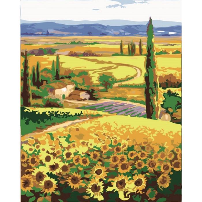 Картина за номерами Ідейка Рідні поля 40x50 см (skl-КНО2203)