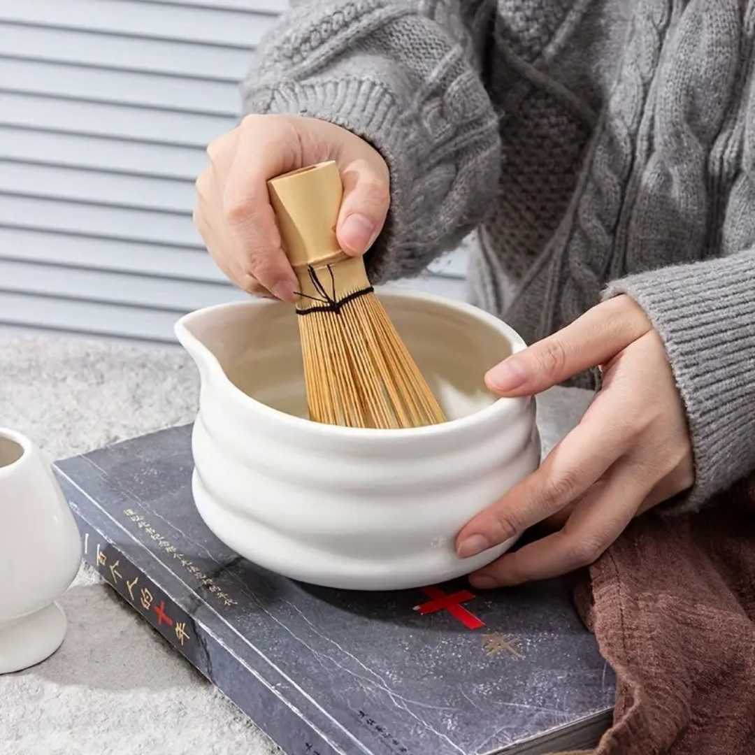 Набір аксесуарів для приготування матчі 5 предметів White (2508598990) - фото 6 Набір аксесуарів для приготування матчі 5 предметів White (2508598990) - фото 6