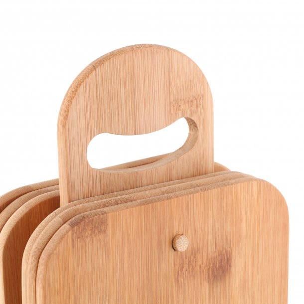 Набір обробних дошок Axentia БАМБУК на підставці 22x0,8x15 см 6 шт. (260467) - фото 6 Набір обробних дошок Axentia БАМБУК на підставці 22x0,8x15 см 6 шт. (260467) - фото 6