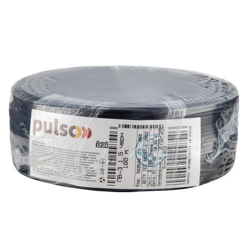 Провід гнучкий PULSO ПВ-3 1,5 кв. мм бухта 100 м Чорний (00000065479) Провід гнучкий PULSO ПВ-3 1,5 кв. мм бухта 100 м Чорний (00000065479)