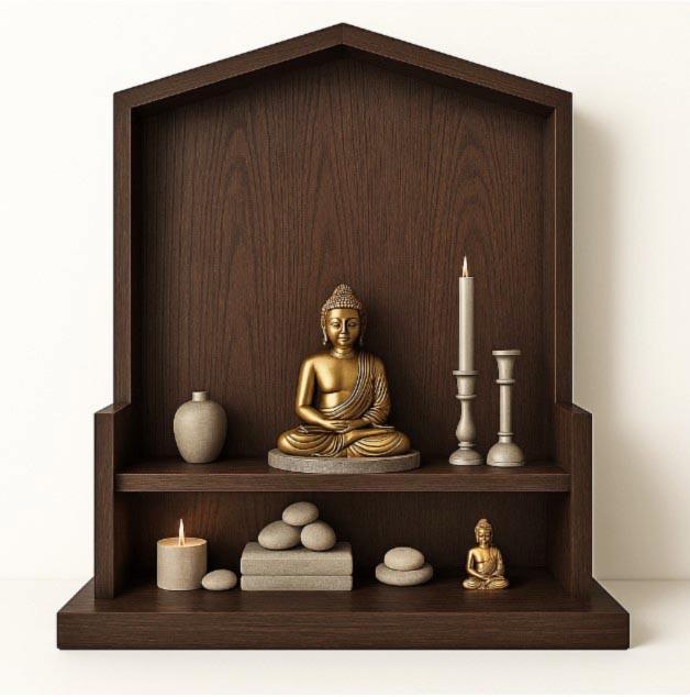 Алтарь для медитации из дерева Шантава Капучино (ЛАТ-003209)