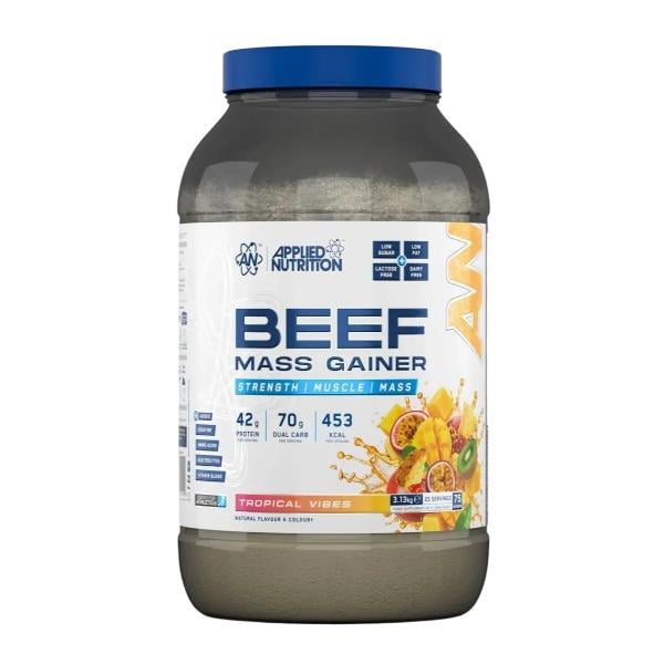Гейнер Applied Nutrition Beef Mass Gainer 3130 г/25 порций Tropical Vibes (000028112)
