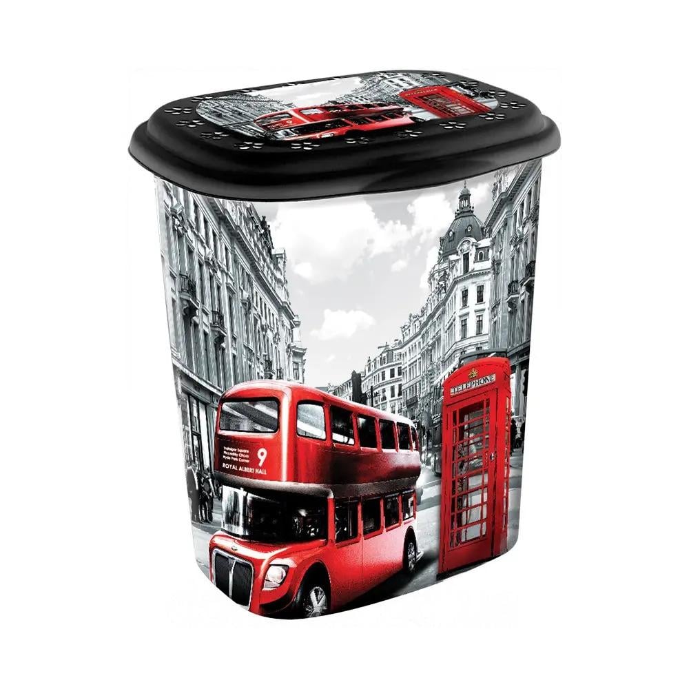 Кошик для білизни пластиковий Elif London 39х45х53 см