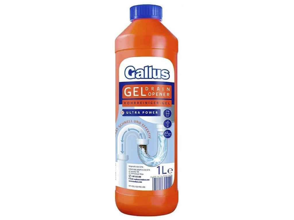 Гель для чистки труб Gallus Rohreiniger GEL 1 л (969041)