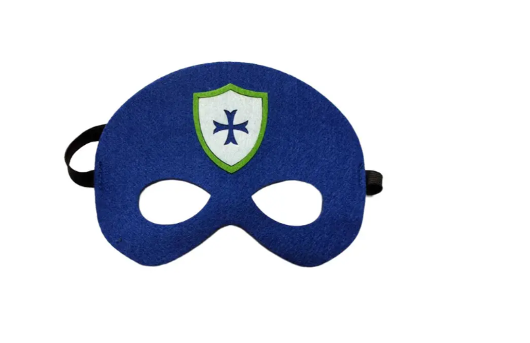 Маска детская Рыцаря One size Синий (51049)