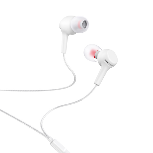 Наушники HOCO El Placer earphones with microphone M78 White (546736)