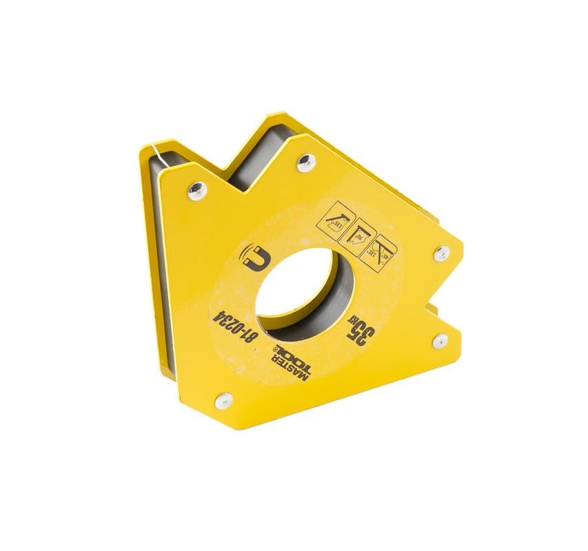 Магніт для зварювання MasterTool 35 кг кути 45°/90°/135° (81-0234) Магніт для зварювання MasterTool 35 кг кути 45°/90°/135° (81-0234)