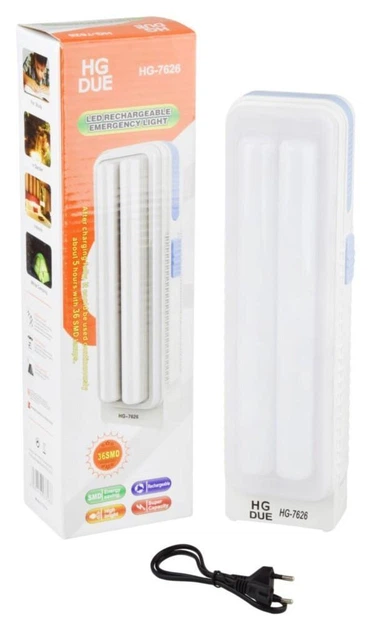 Ліхтарик аварійний LED акумуляторний HG-7626 1200 mAh