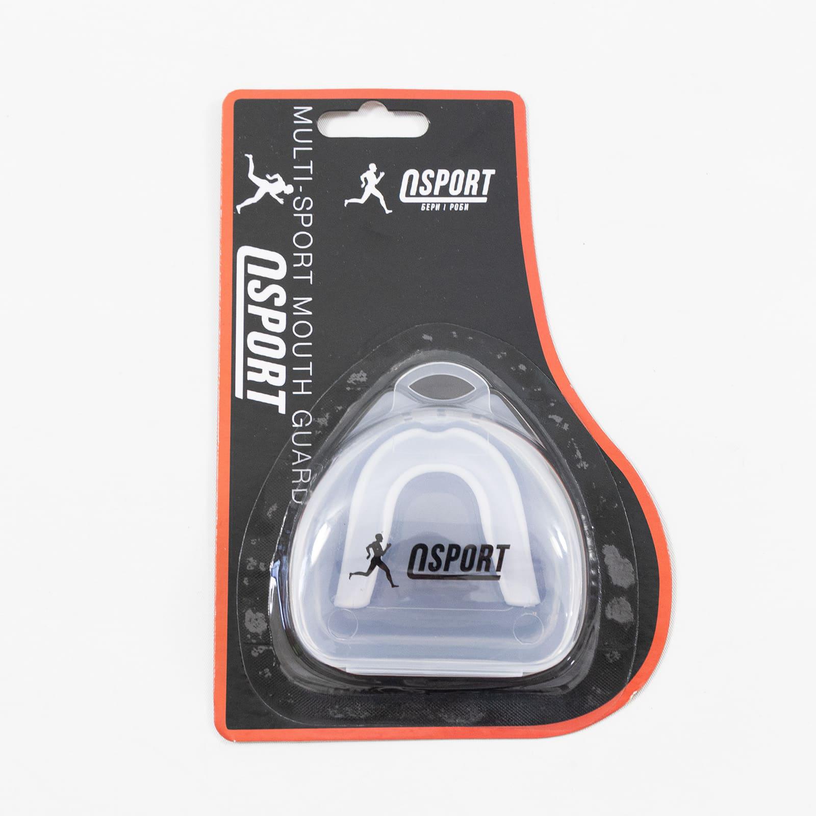 Капа боксерская OSPORT одночелюстная Черно-белый (MS 1627) - фото 4