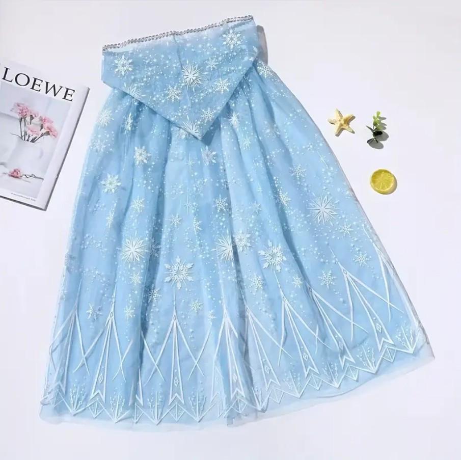 Набір аксесуарів Принцеси Ельзи коса/корона/чарівна паличка/рукавички/накидка (2817292511) - фото 3