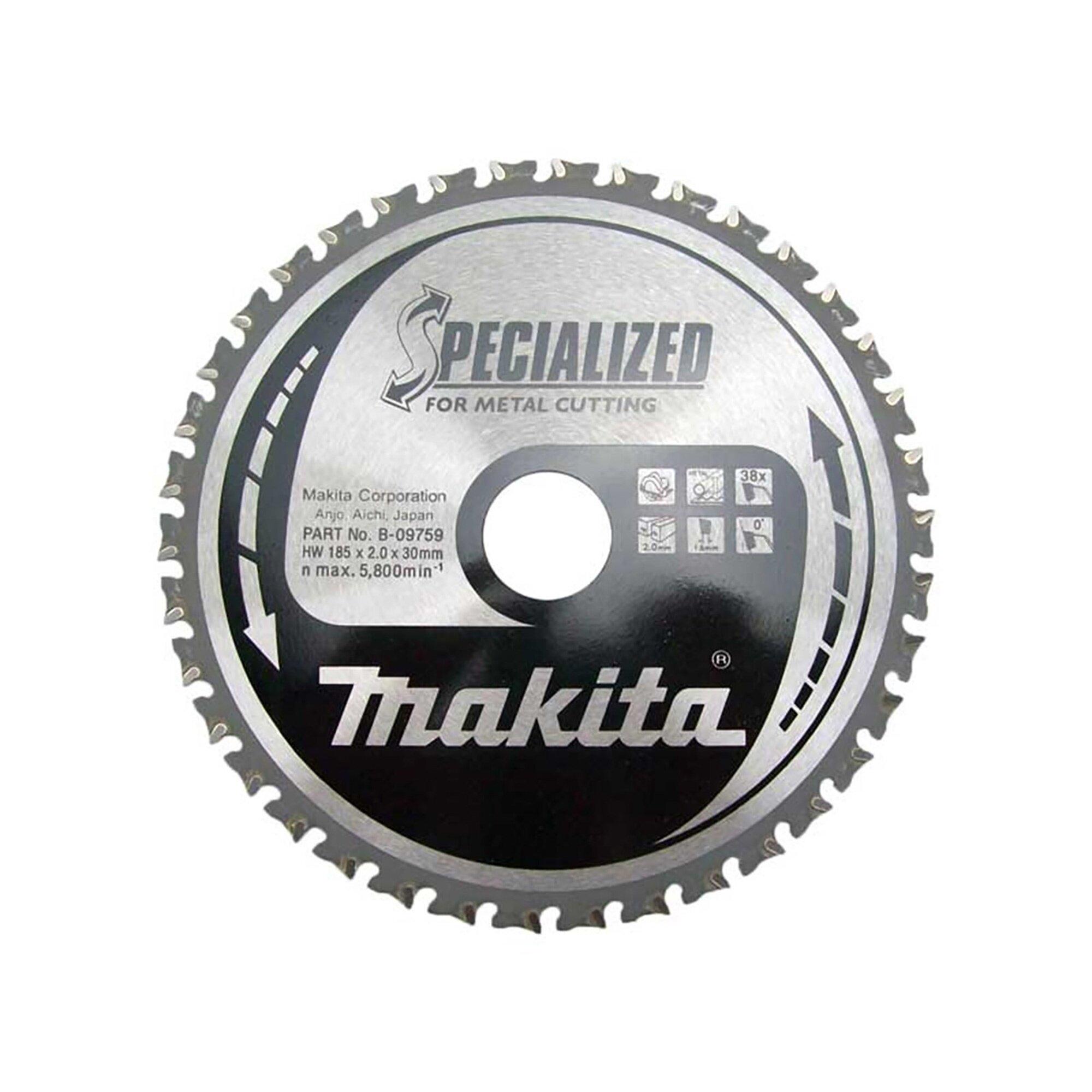 Диск пильный по металлу Makita 185х30 мм 38T