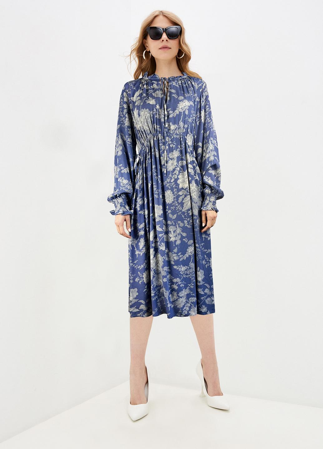 Платье H&M М Синий (180439b51)