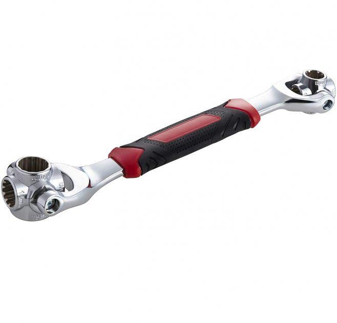 Ключ-мультитул универсальный гаечный/торцевой 48в1 Universal Wrench TM-38/WJ-02 Black/Red (784779243)