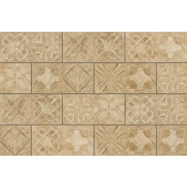 Плитка фасадна Cerrad Torstone Beige Decor 148x300x9 мм (35536)