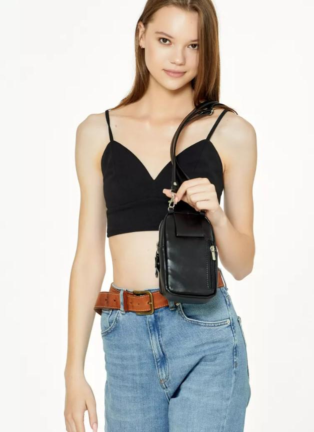 Женская сумка Sambag Modena Черный (96093070)