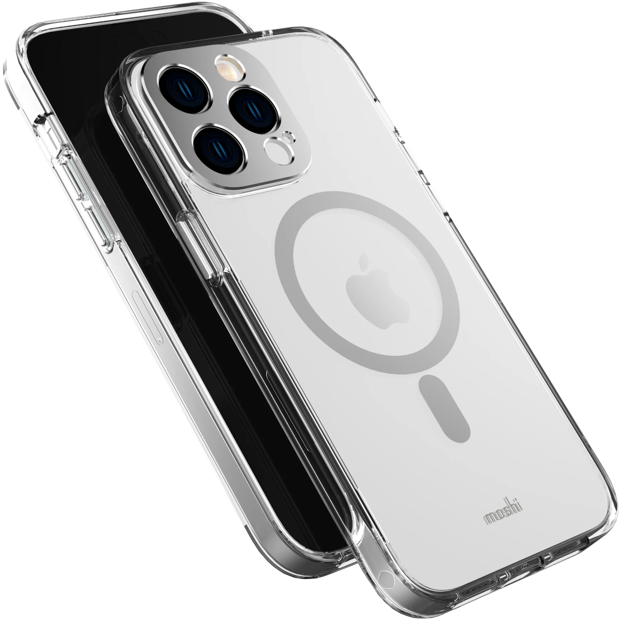 Чохол-накладка Moshi iGlaze Slim Hardshell Case for iPhone 14 Pro, Luna Silver (99MO137207) - фото 4