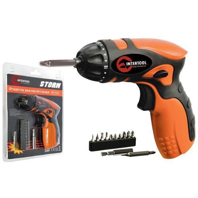 Викрутка акумуляторна Intertool WT-03220 Storm 4,8V 0-200 об/хв (20327748)