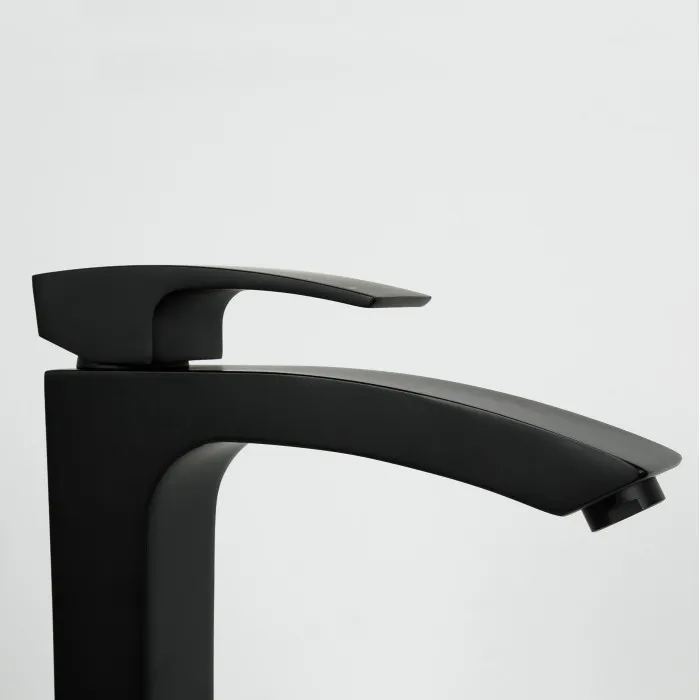 Смеситель для умывальника Gappo G1007-16 Черный (1042406) - фото 4