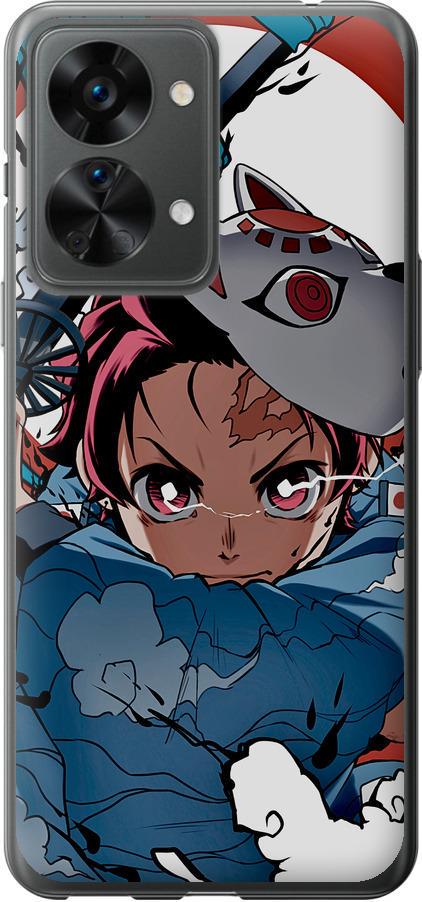 Чехол на OnePlus Nord 2T Танджиро Камадо (5574u-2640-42517)