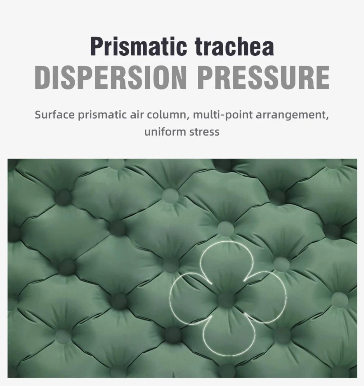 Килимок двохспальний PACOONE з подушками та вбудованим насосом Зелений (o39-d1c-3x0) - фото 4 Килимок двохспальний PACOONE з подушками та вбудованим насосом Зелений (o39-d1c-3x0) - фото 4