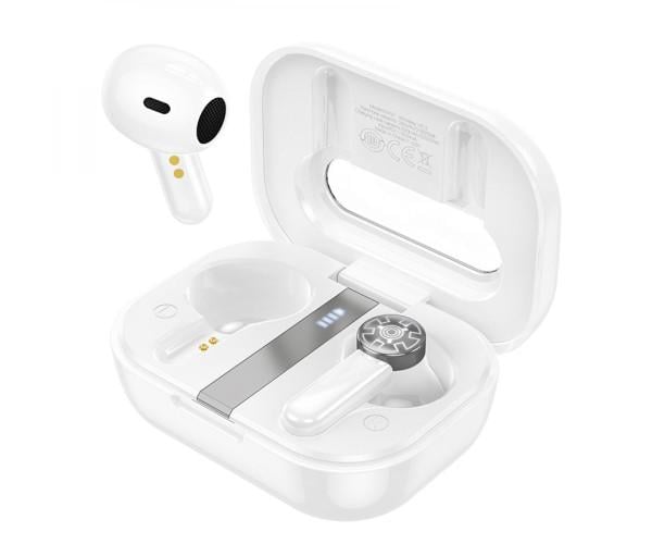 Наушники-гарнитура беспроводные Bluetooth Hoco EW31 250 mAh White
