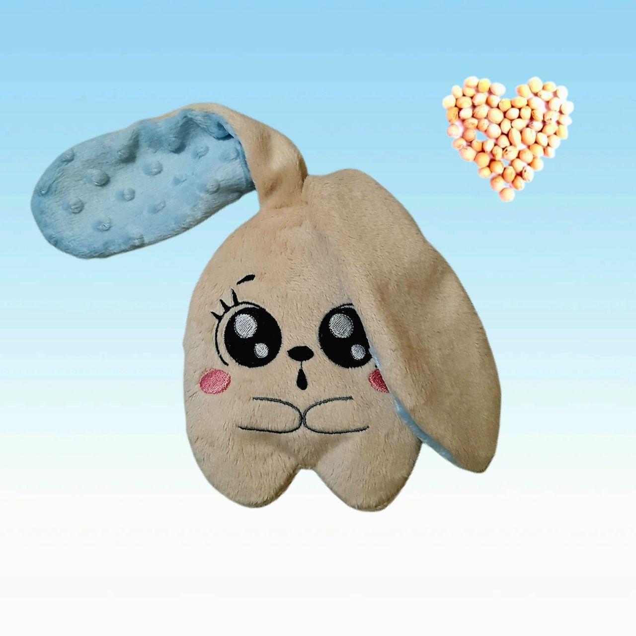 Игрушка-грелка Зайчик для новорожденных Бежевый (1766932721) - фото 3 Игрушка-грелка Зайчик для новорожденных Бежевый (1766932721) - фото 3