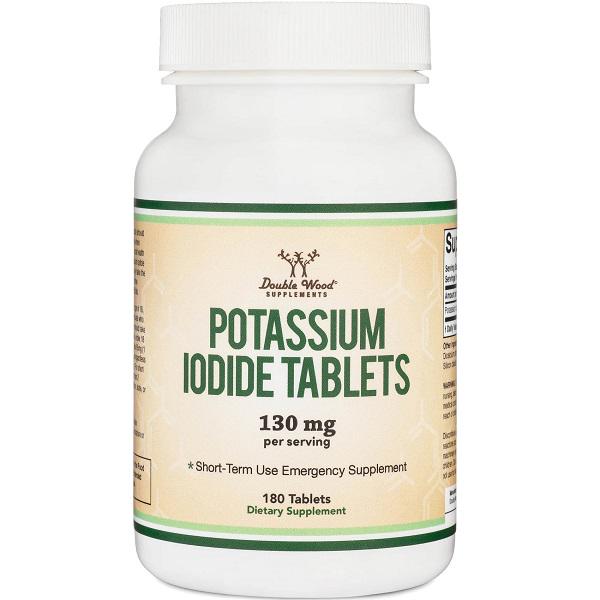Йод Double Wood Potassium Iodide 130 мг 90 порций 180 таб. (000020111)