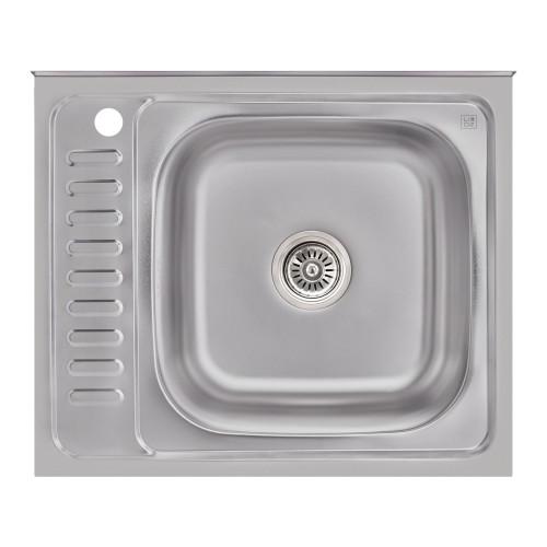 Кухонна мийка Lidz 6050-R 0,6 мм Satin (LIDZ6050R06SAT) Кухонна мийка Lidz 6050-R 0,6 мм Satin (LIDZ6050R06SAT)