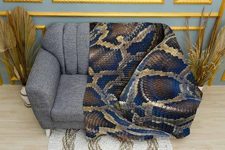 Плед Beautiful snakeskin плюш однослойный 135х150 см (113509) Плед Beautiful snakeskin плюш однослойный 135х150 см (113509)