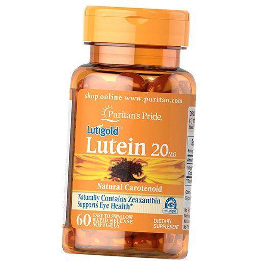 Лютеин и зеаксантин Lutein Zeaxanthin 20 with 60 гел. капс. (72367014)
