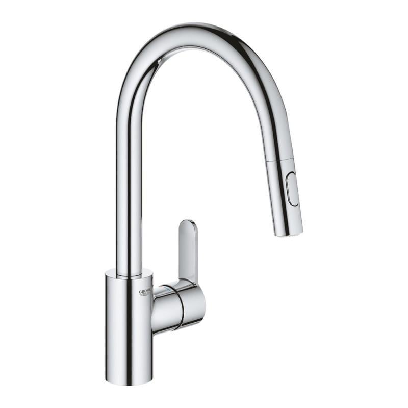 Смеситель для кухни Grohe Eurostyle Cosmopolitan 31482003 с выдвижным изливом Хром (54207)