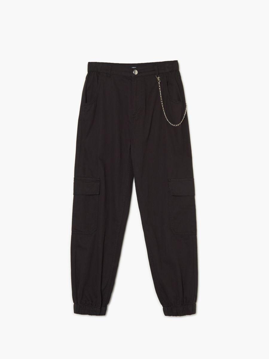 Брюки Cropp 5754S р. 38 Черный