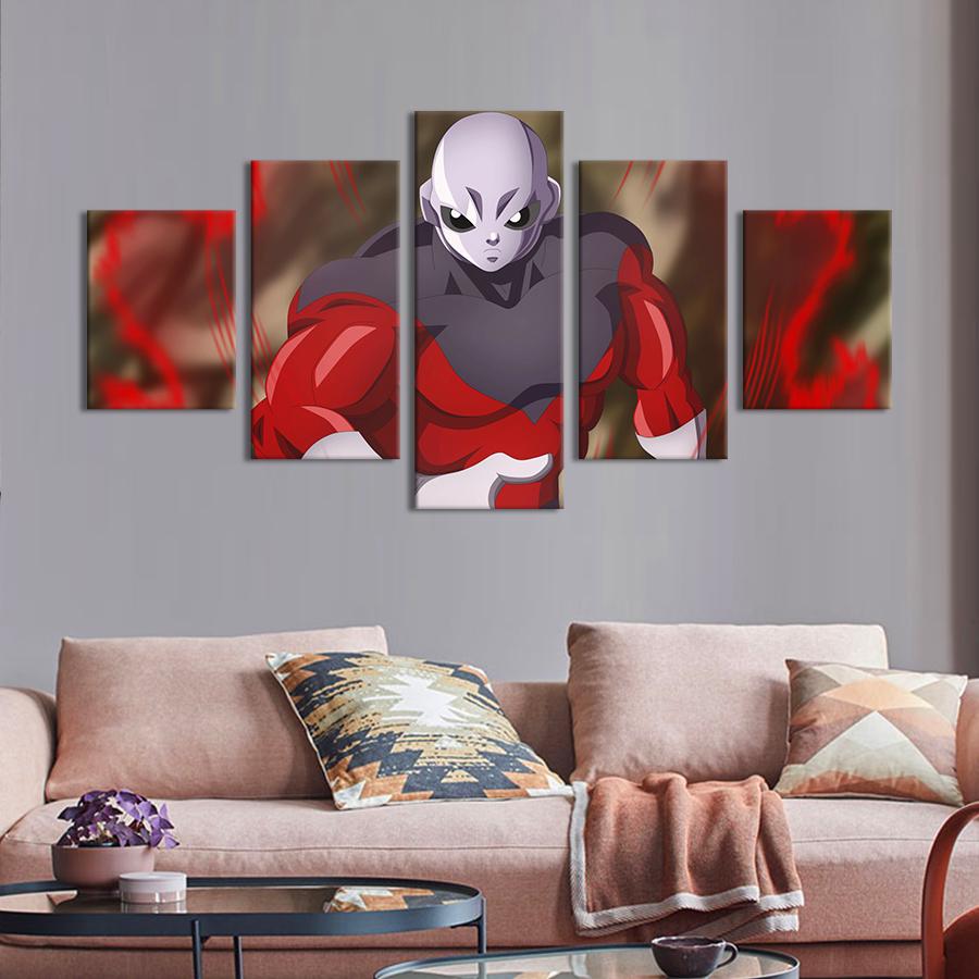 Картина на холсте Инопланетный боец Джирен из Dragon Ball 162x80 см (1428-52)