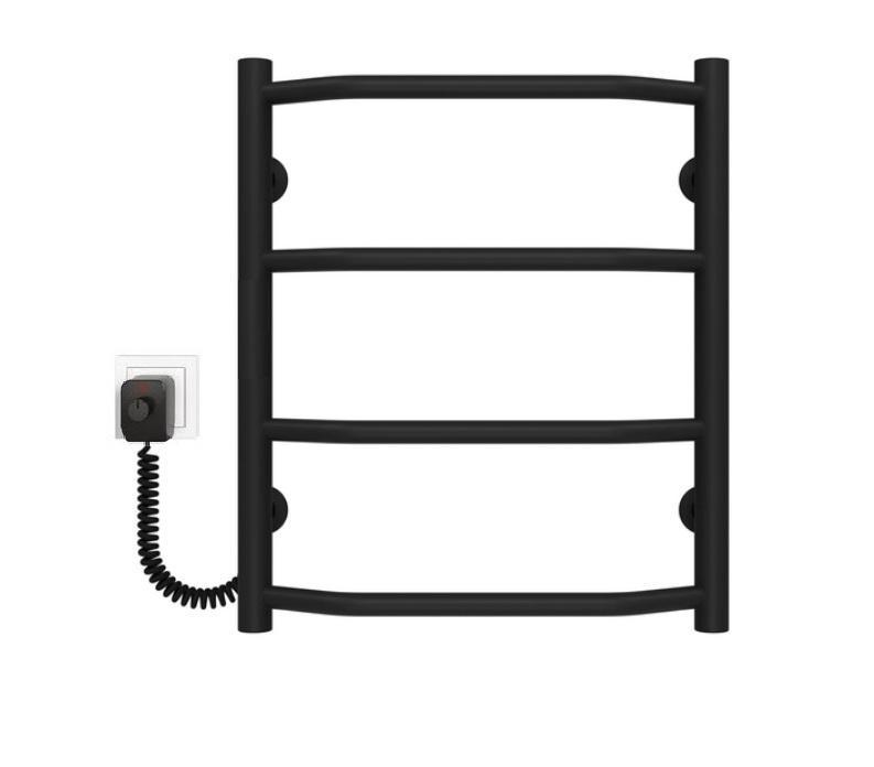 Сушарка для рушників електрична PALADII Класік електро 370х500х4L терморегулятор ТР01 Чорний (РШе370РLЧМ) - фото 2