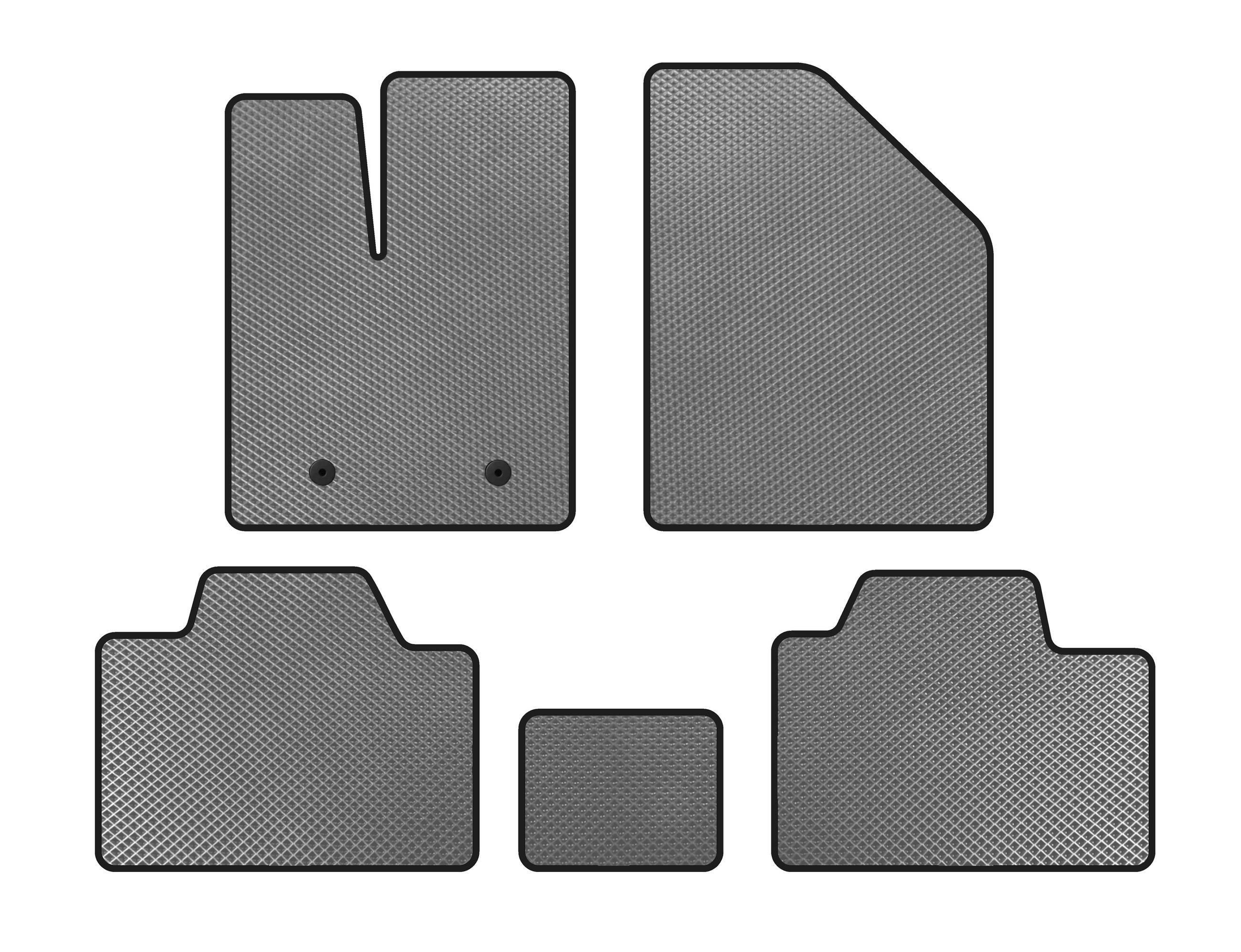Коврики Digital Designs EVA для Ford Edge 2006-2014 гг. этилвинилацетат Серый (143045)