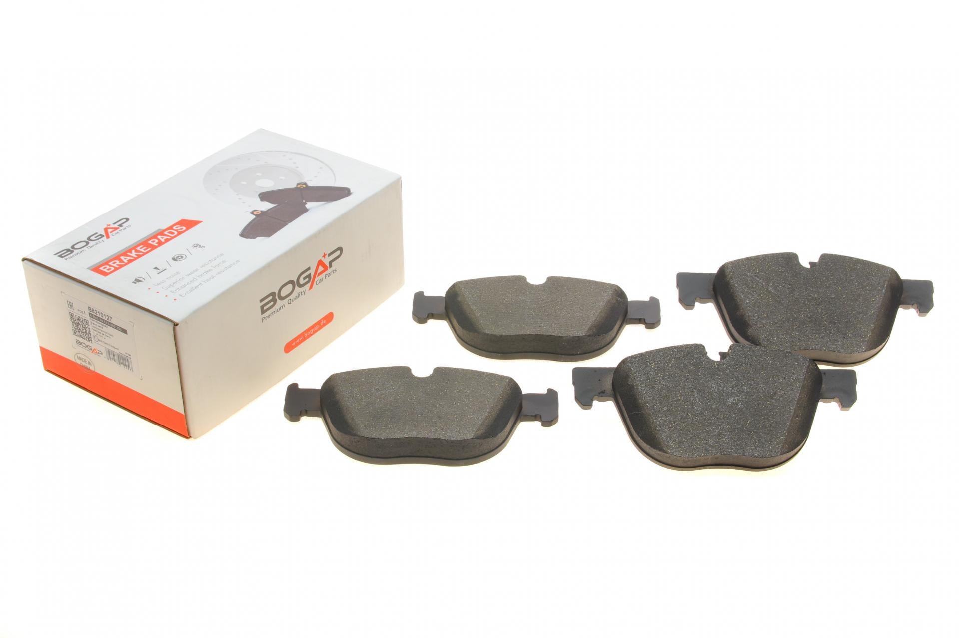 Тормозные колодки передние BOGAP для BMW X4 F26 14-18/X5 E70/F15/F85 06-18/X6 E71/E72/F16/F86 08-19 (B8210127) Тормозные колодки передние BOGAP для BMW X4 F26 14-18/X5 E70/F15/F85 06-18/X6 E71/E72/F16/F86 08-19 (B8210127)