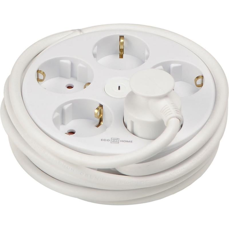 Фільтр-подовжувач мережевий АСКО-УКРЕМ Ornat 5 гнізд 3 м з з/к з вимикачем (ECO019001013)