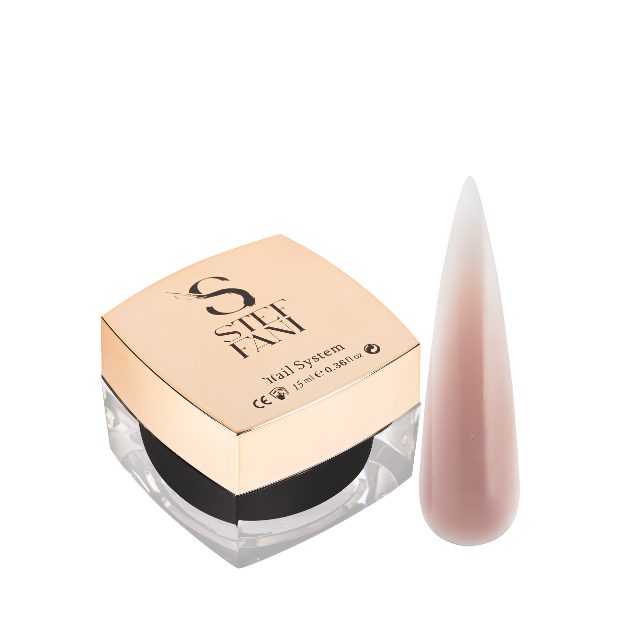 Гель для нарощування нігтів камуфлюючий Steffani Jelly Gel 15 мл 03 Нюдовий Гель для нарощування нігтів камуфлюючий Steffani Jelly Gel 15 мл 03 Нюдовий